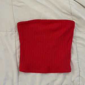 American Eagle Red Tube Top